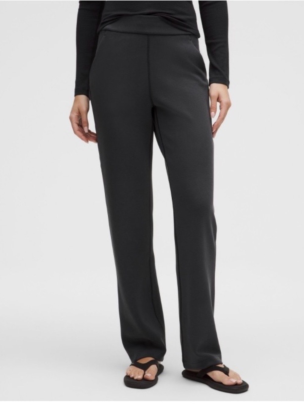 Lululemon Softstreme Women's Black Straight-Leg Pants